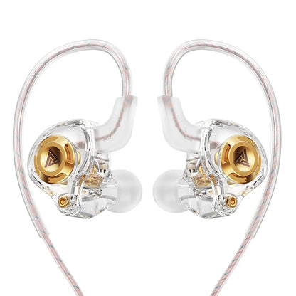 Original QKZ AK6 In Ear Earphone 6 Dynamic Driver Unit Headphone With Mic Stereo Sports HIFI Subwoofer Headset Monitor Earbuds