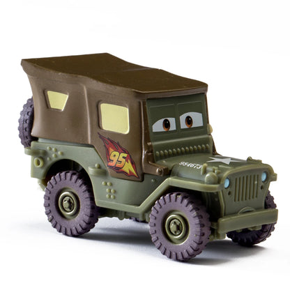 Cars Disney Pixar Cars Lightning McQueen Mater Jackson Storm The King Mater 1:55 Metal Alloy Car Toy Model Toys Children Gifts